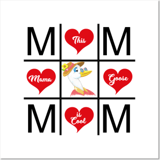 Special mom shirt gamer mom with hearts Posters and Art